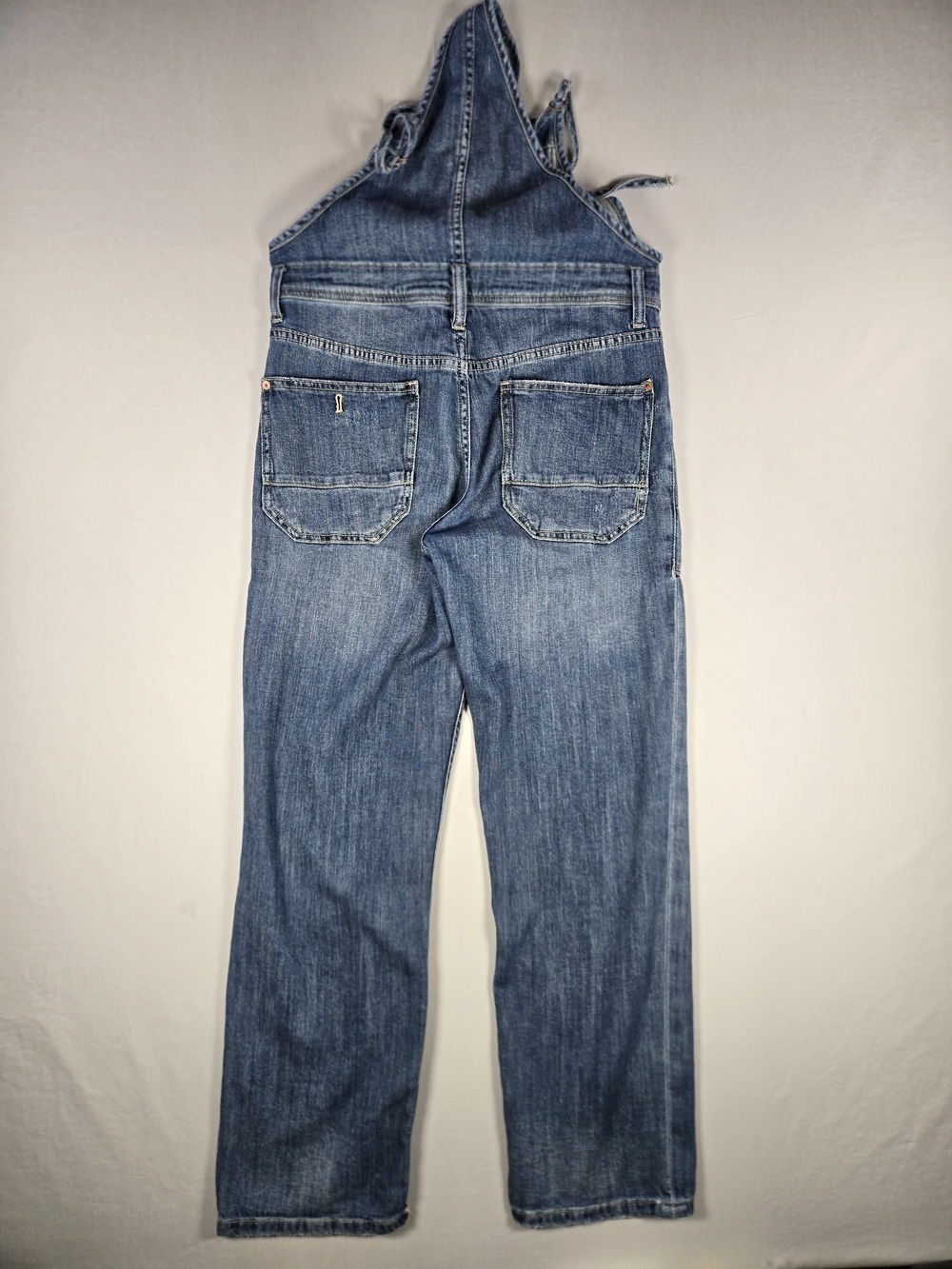 Anthropologie Pilcro The Painters Denim Distressed Boho Overalls Size 27 - Picture 5 of 12